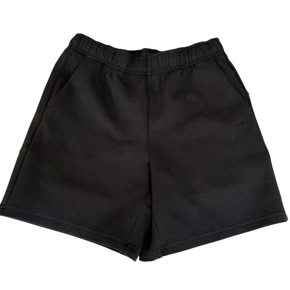 DSG Boys Solid Fleece Shorts Youth Size M 10-12 Black cotton blend NWT